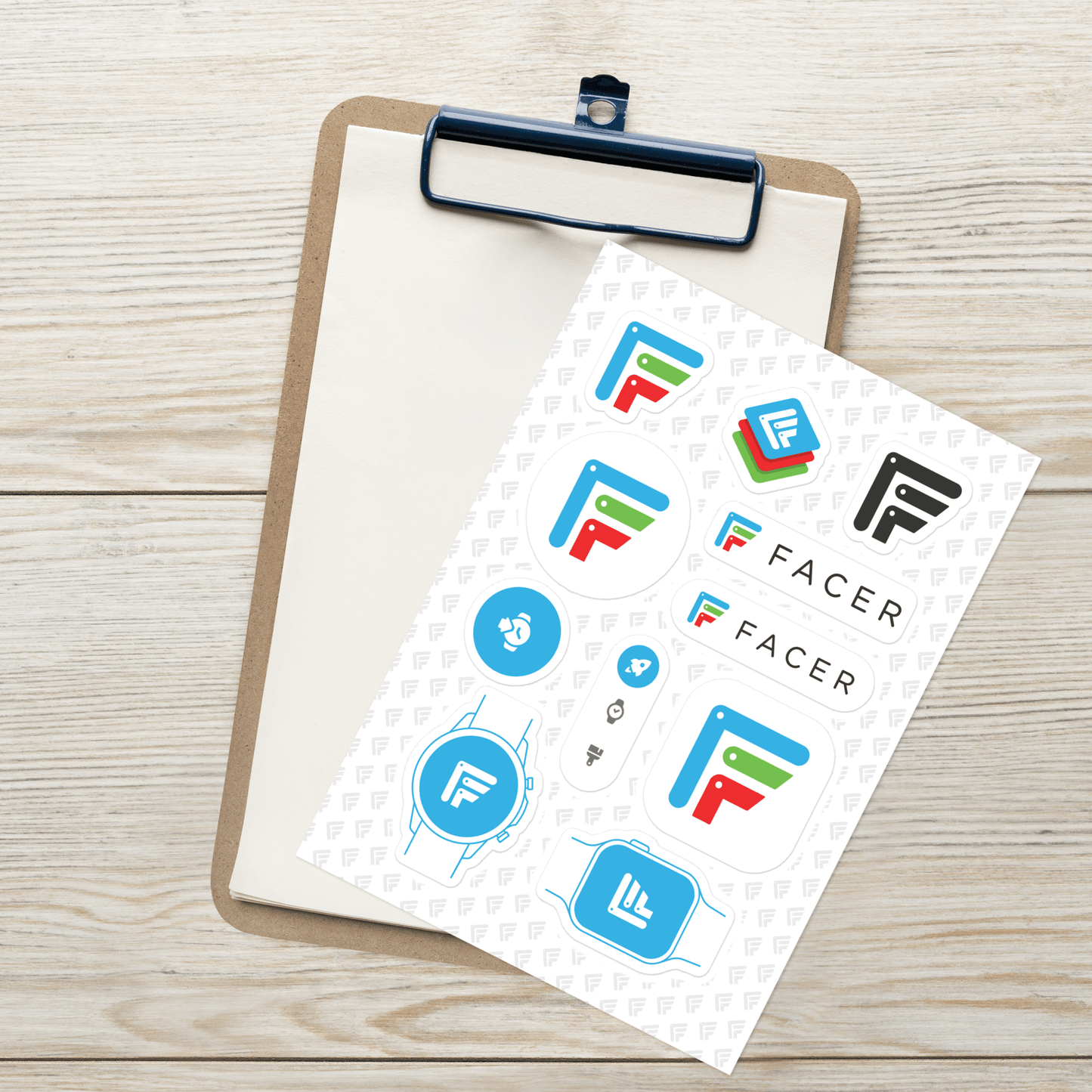 Facer sticker sheet - Facer Store – Premium Watch Bands for Smartwatches