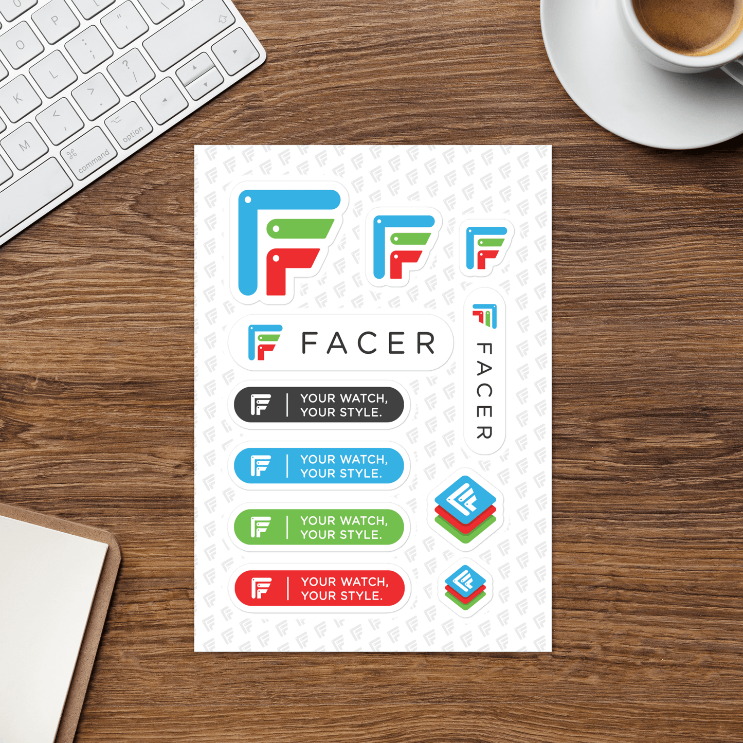 Facer Sticker sheet 2 - Facer Store – Premium Watch Bands for Smartwatches