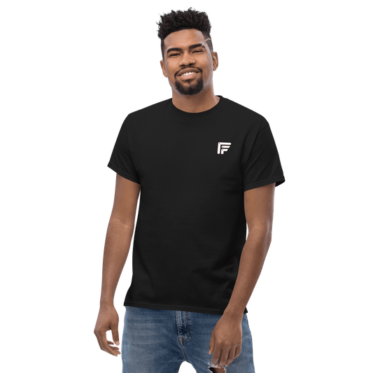 Facer classic T-shirt for men - Small white logo - Facer Store – Premium Watch Bands for Smartwatches