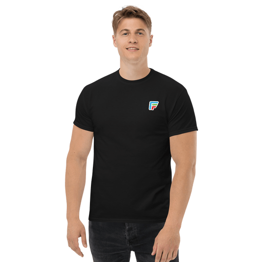 Facer classic T-shirt for men - Small color logo - Facer Store – Premium Watch Bands for Smartwatches