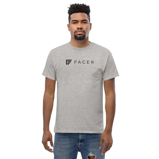 Facer classic T-shirt for men - Dark logo - Facer Store – Premium Watch Bands for Smartwatches