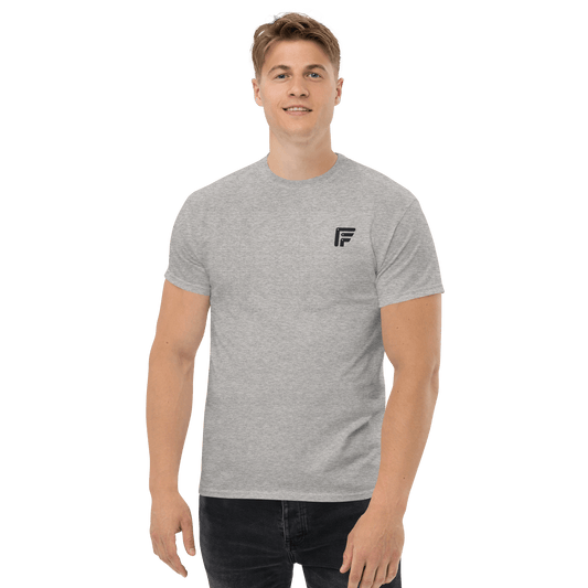 Facer classic T-shirt for men - Small dark logo - Facer Store – Premium Watch Bands for Smartwatches