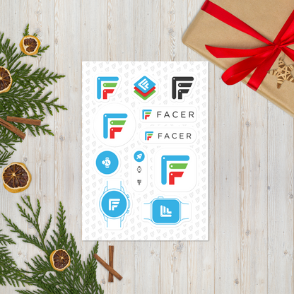 Facer sticker sheet