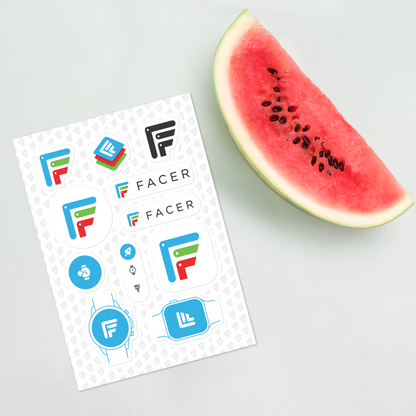 Facer sticker sheet