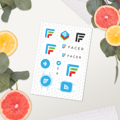 Facer sticker sheet