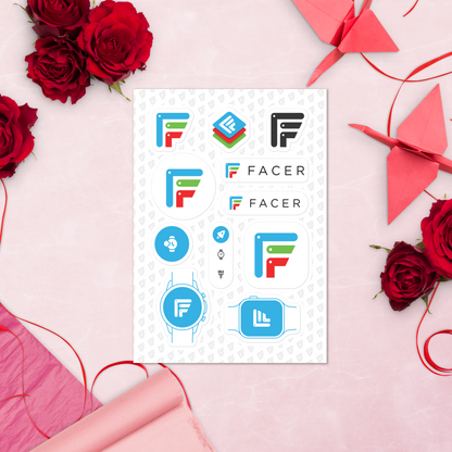 Facer sticker sheet