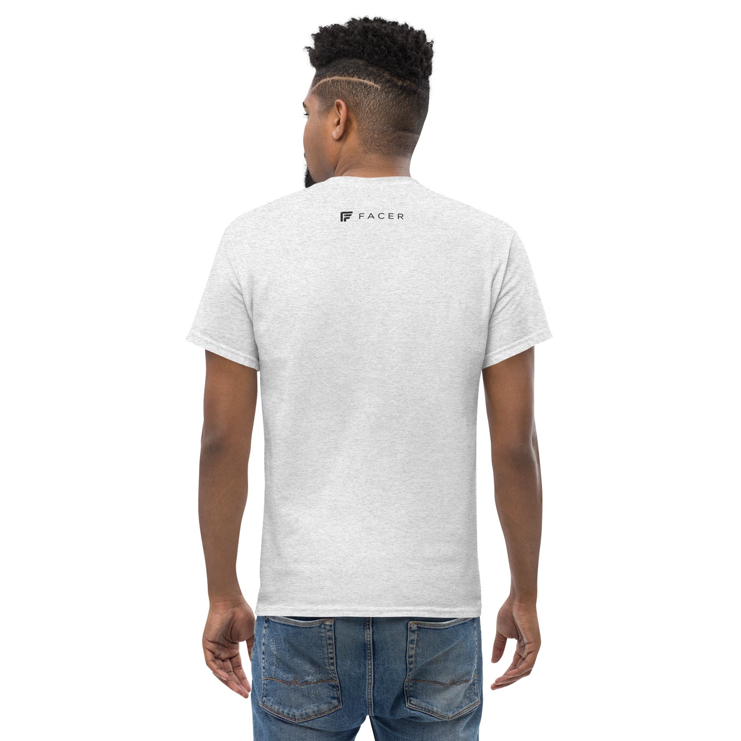 Facer classic T-shirt for men - Dark logo