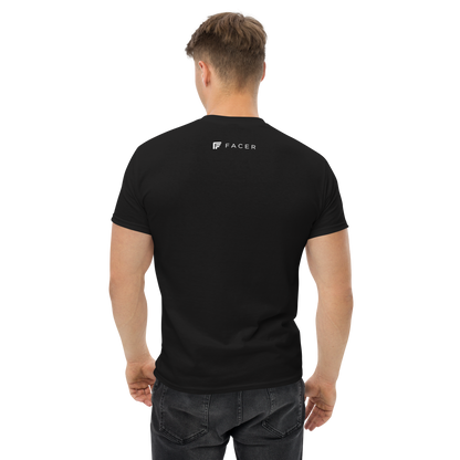 Facer classic T-shirt for men - Small color logo