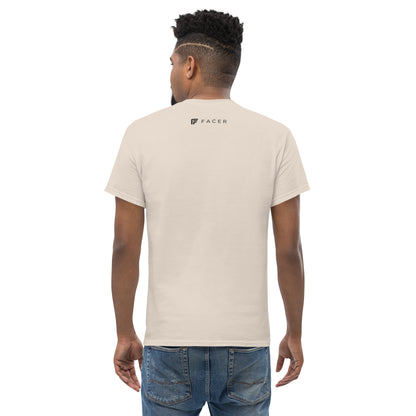 Facer classic T-shirt for men - Dark logo