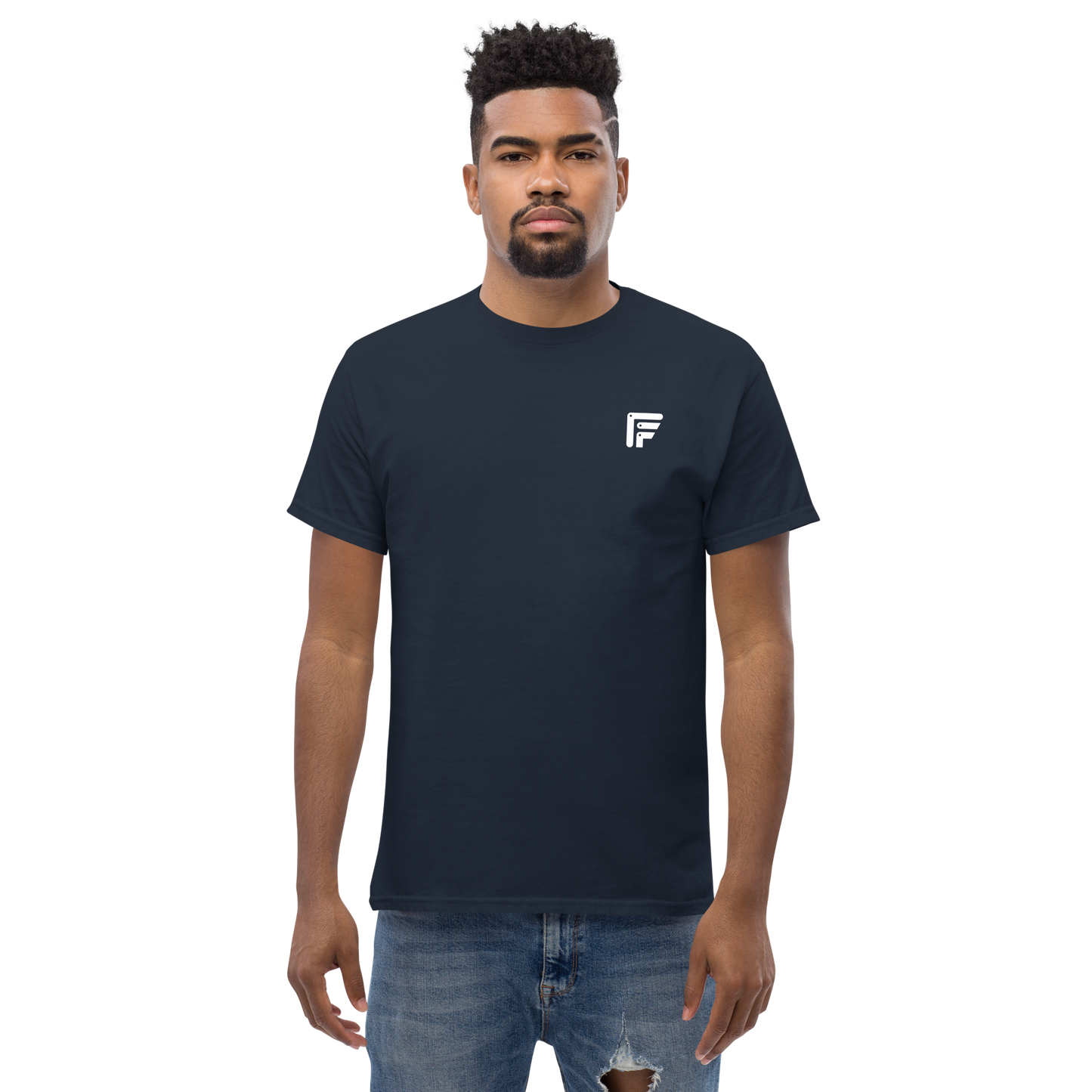 Facer classic T-shirt for men - Small white logo