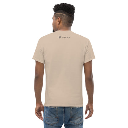 Facer classic T-shirt for men - Dark logo