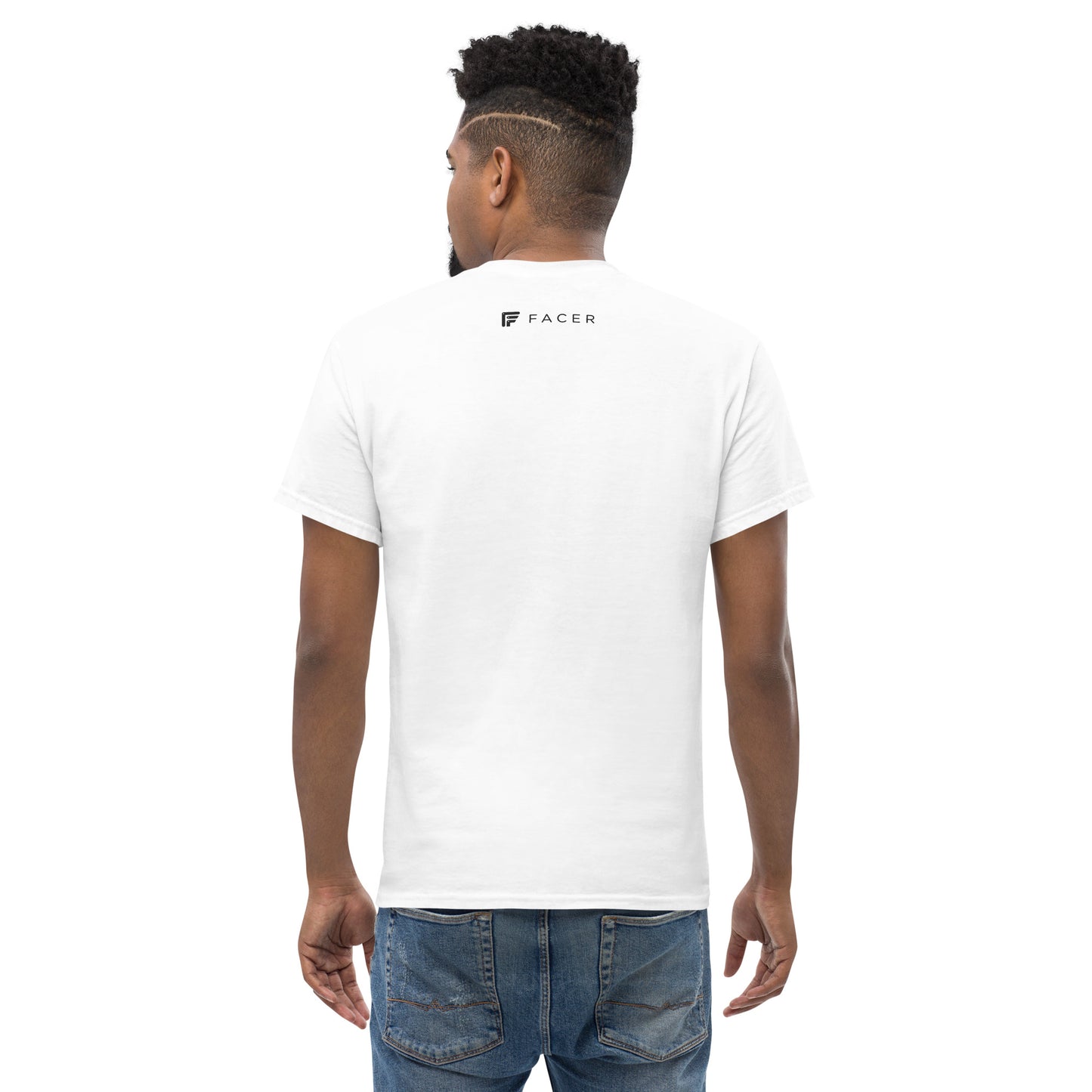 Facer classic T-shirt for men - Dark logo