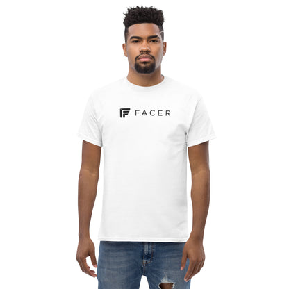 Facer classic T-shirt for men - Dark logo