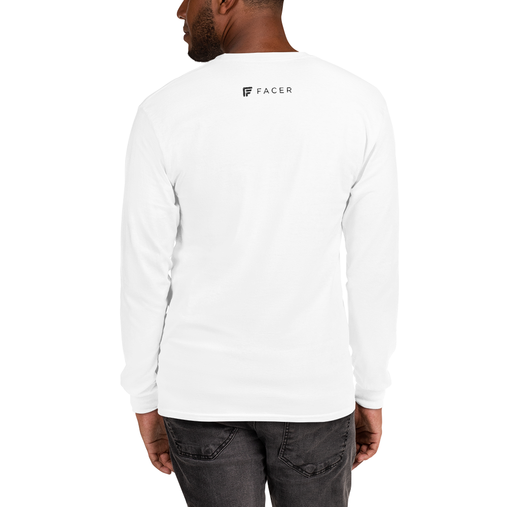 Facer Men’s Long Sleeve Shirt - Dark logo