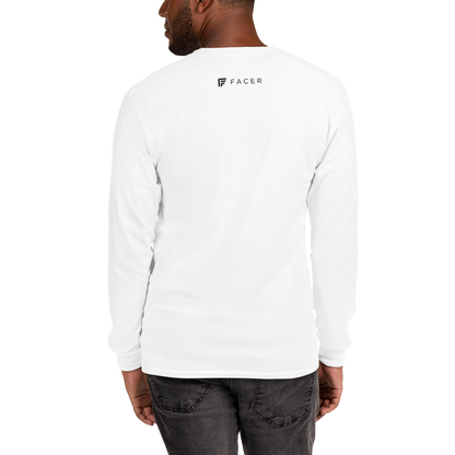 Facer Men’s Long Sleeve Shirt - Dark logo