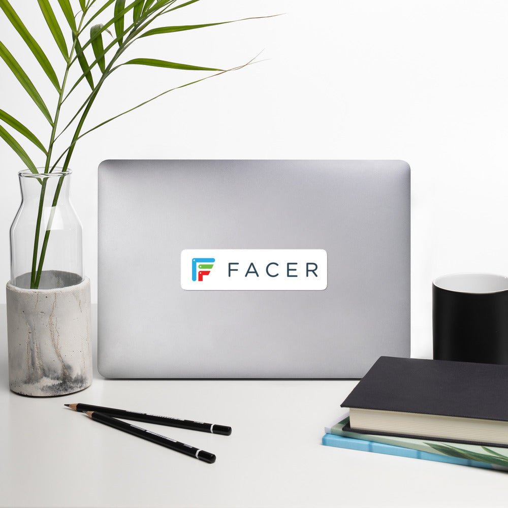 Facer logotype stickers