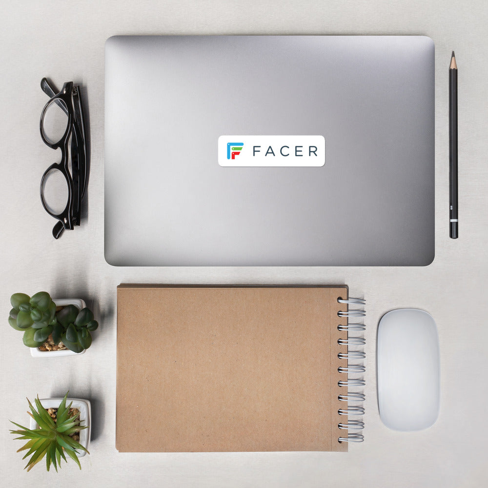 Facer logotype stickers