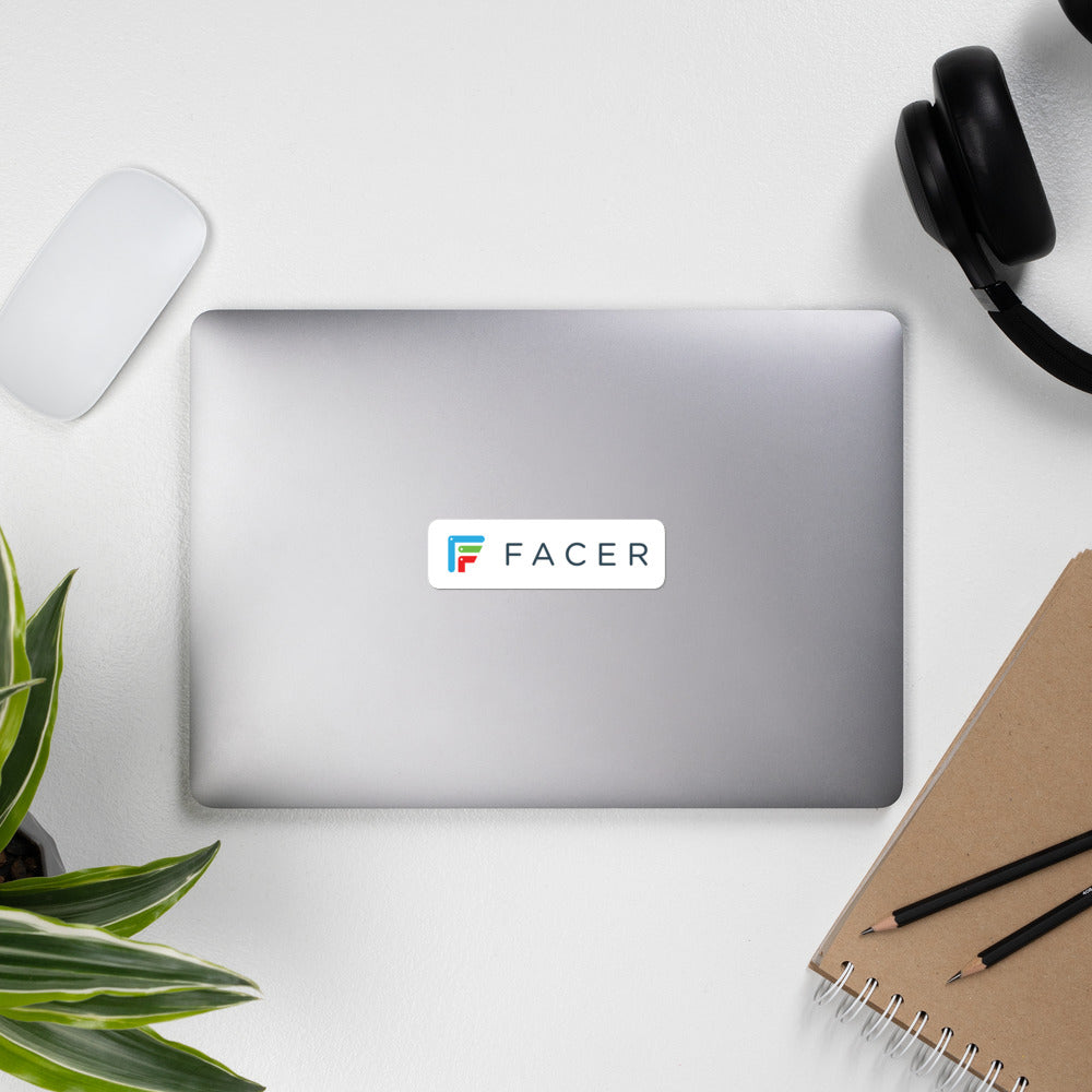 Facer logotype stickers